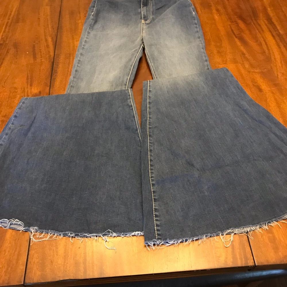 We The Free High Rise Extreme Bell Bottom Jeans
